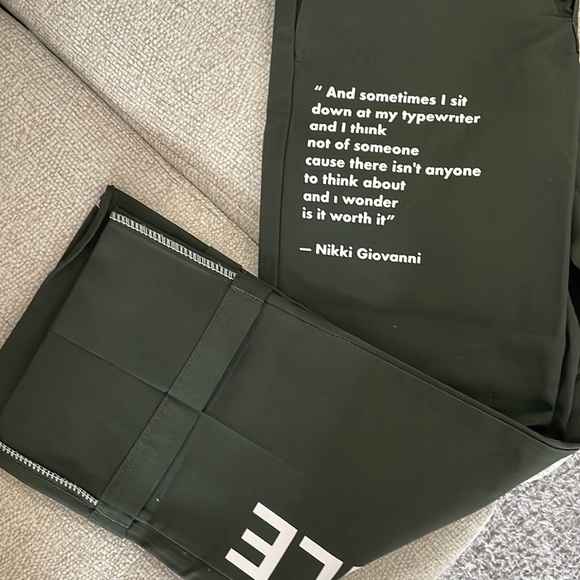 Dickie pants, customized with a Nikki Giovanni Quote. - Picture 2 of 4